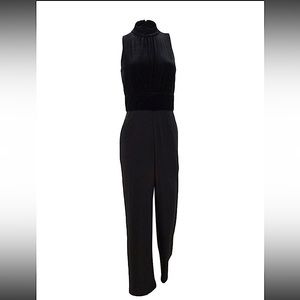 Lauren Ralph Lauren Velvet-Jersey Jumpsuit